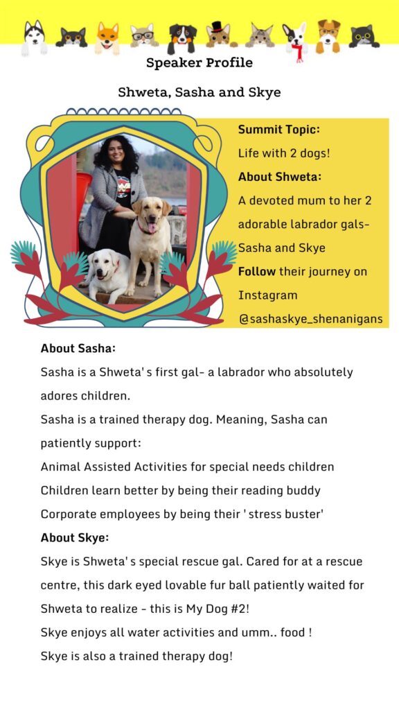 dog mum Shweta